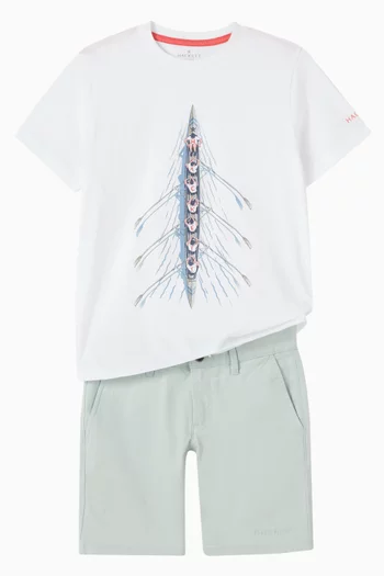 Rowing Graphic-print T-shirt in Cotton-jersey