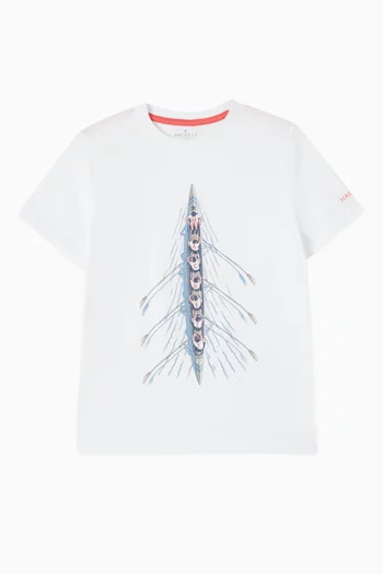 Rowing Graphic-print T-shirt in Cotton-jersey