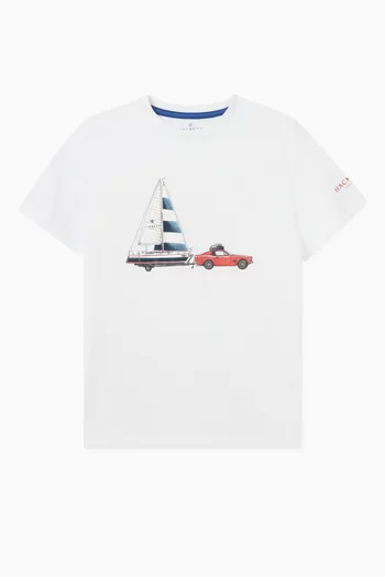 Graphic-print T-shirt in Cotton-jersey