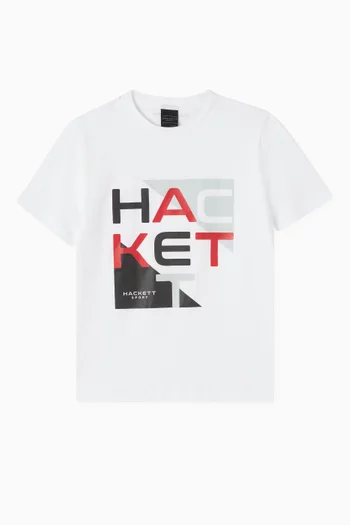 Logo T-shirt in Cotton-jersey