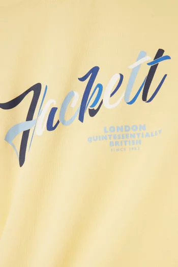 Script Logo T-shirt in Cotton