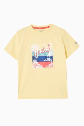 Palm Logo T-shirt in Cotton