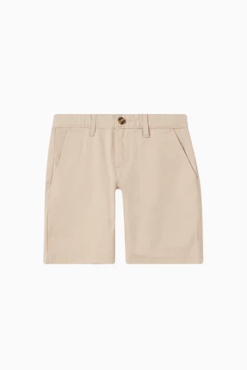 Logo-embroidered Chino Shorts