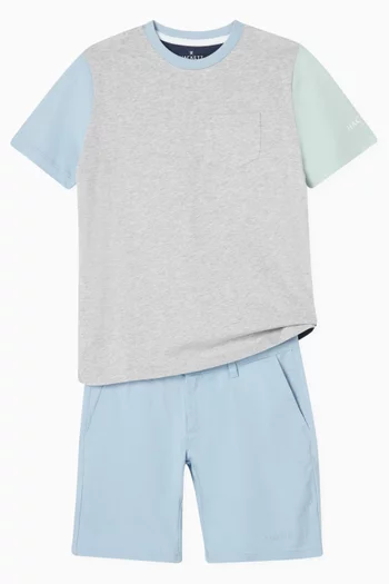 Logo-embroidered Chino Shorts
