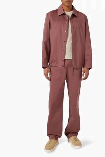 Cropped Shirt in Cotton