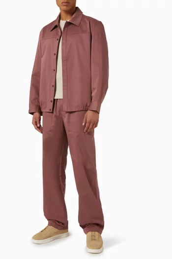Elasticated Pants in Cotton
