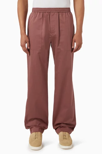 Elasticated Pants in Cotton