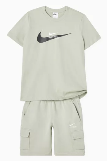 Cargo Shorts in Fleece