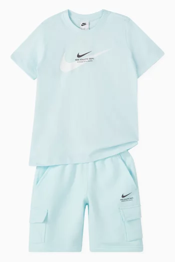 Cargo Shorts in Fleece