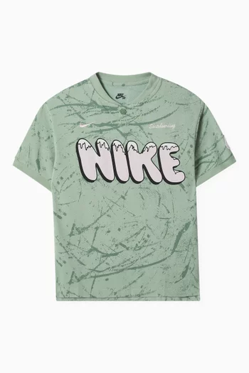 Graphic Logo T-Shirt in Cotton