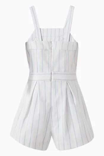 Strappy Stripped Romper