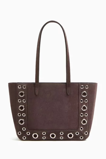Mini Nellcôte Shopping Bag in Suede