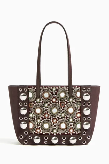 Mini Nellcôte Shopping Bag in Suede