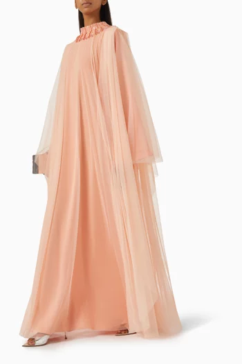 Sequin-embellished Dress in Tulle