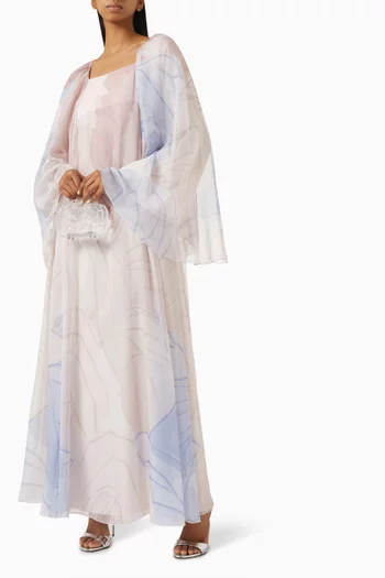 Printed Dress in Chiffon