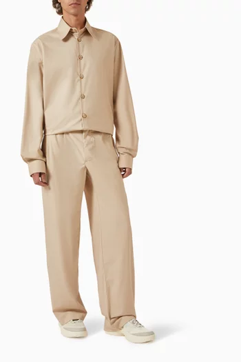 Large-button Shirt