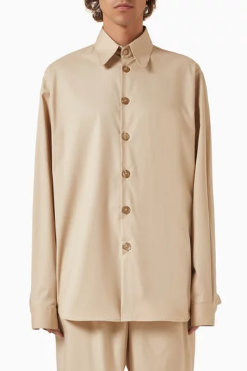 Large-button Shirt