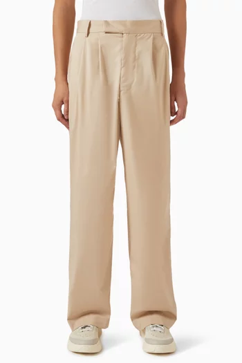 Straight-leg Pants in Japanese Cotton