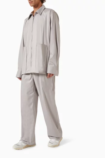 Straight-leg Pants in Japanese Cotton