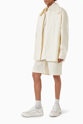 Pleated Smart Shorts