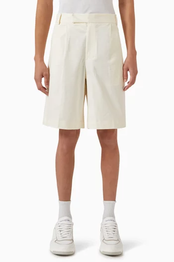 Pleated Smart Shorts