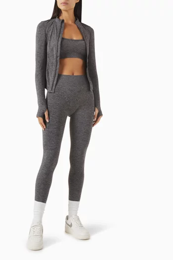 Sculpt Seamless Zip Longline Jacket