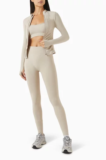 Sculpt Seamless Zip Longline Jacket
