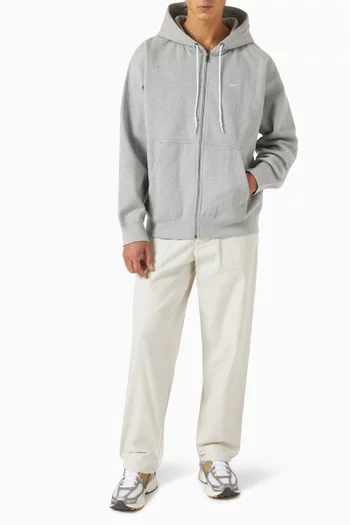 Solo Swoosh Hoodie in French Terry Fleece