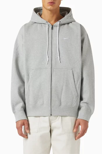 Solo Swoosh Hoodie in French Terry Fleece