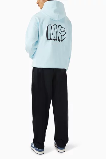 Solo Swoosh Hoodie in Cotton Fleece
