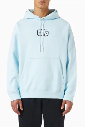 Solo Swoosh Hoodie in Cotton Fleece