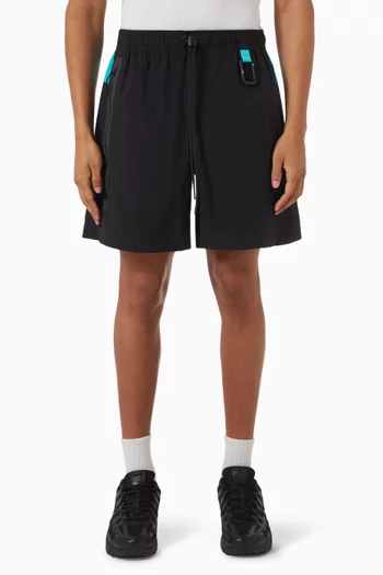 Tech Woven Shorts in Stretch Nylon