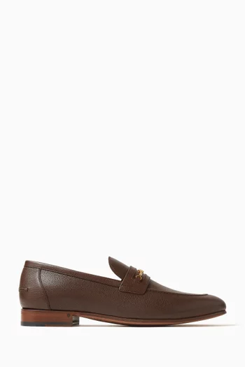 VLOGO Signature Loafers in Leather
