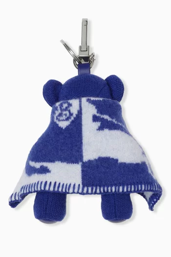 Thomas Bear Blanket Charm in Wool