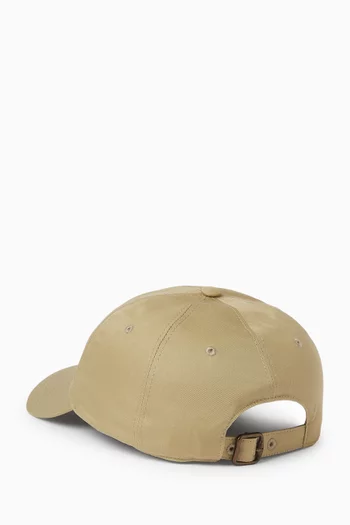 Knight Stamp Baseball Cap in Cotton Gabardine
