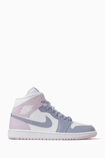 Air Jordan 1 Mid-top Sneakers in Leather