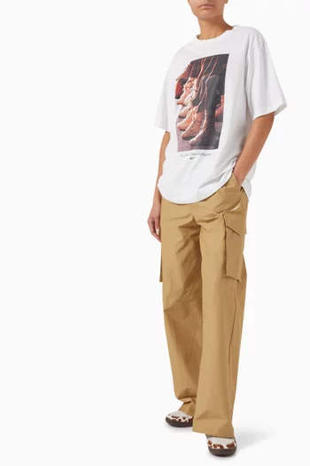 Everything Wovens Mid-rise Cargo Pants in Cotton Blend