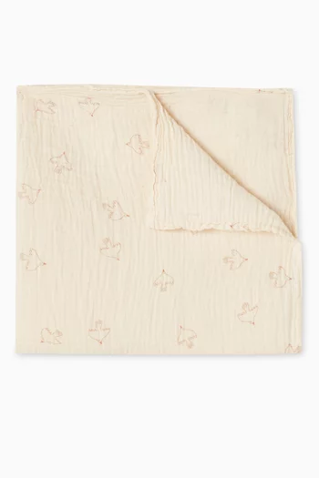 Wabi Sabi Newborn Swaddle in Organic Gauze Muslin