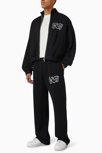 Track Pants in Cotton Knit
