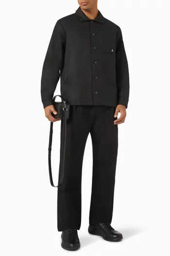 Tailored Long-sleeve Overshirt