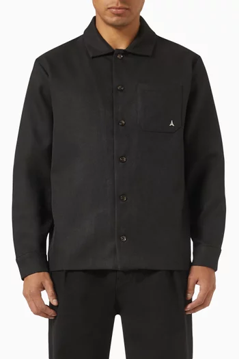 Tailored Long-sleeve Overshirt