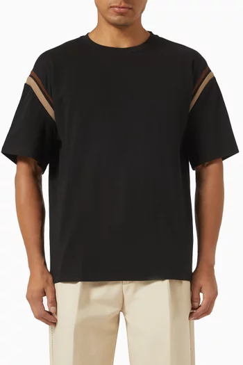 Varsity T-shirt in Cotton Jersey