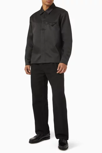 Tailored Shirt in Satin