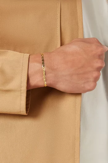 سوار فيسبر بسلسلة بطلاء الذهب