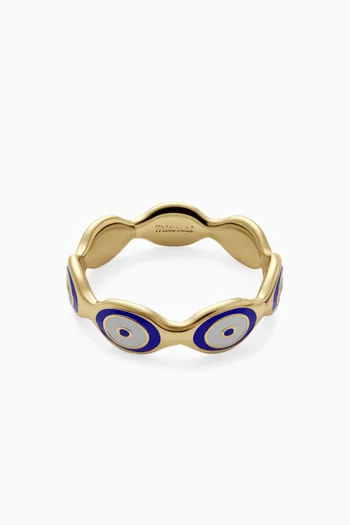 Eye Ring in 14kt Gold Vermeil