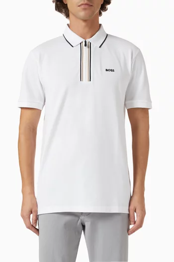 Philix Slim Polo Shirt in Stretch Cotton
