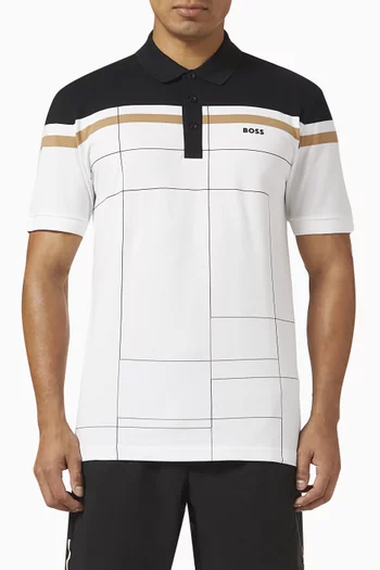 Slim Polo Shirt in Stretch Cotton