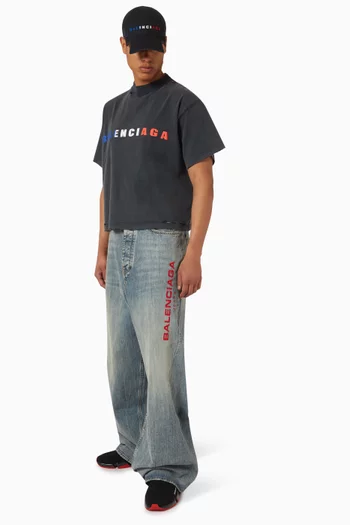 Baggy Jeans in Italian Ring Denim