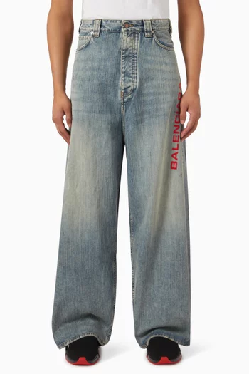 Baggy Jeans in Italian Ring Denim