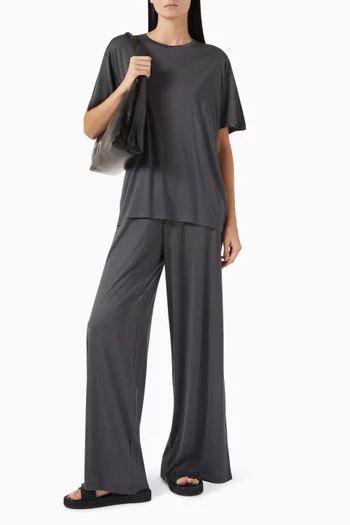 T-shirt in Silk-jersey